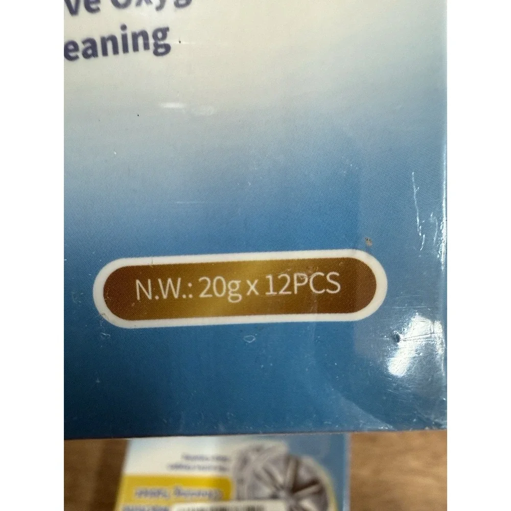 ZIBASRO Washing Machine Cleaning Tablets 5 boxes of 12 Packs  60 tablets total